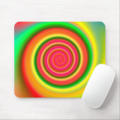 Farbmeshwirbel Mousepad (Mit Mouse)
