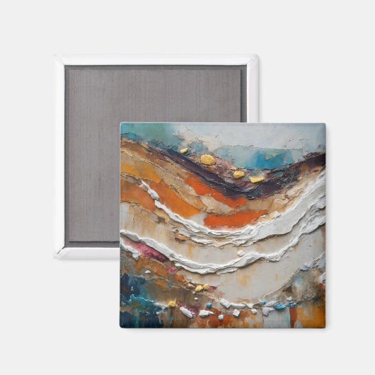 Farbmesser, stark verputzt, aus Spinnstoffen Magnet (Vorderseite/Rückseite)