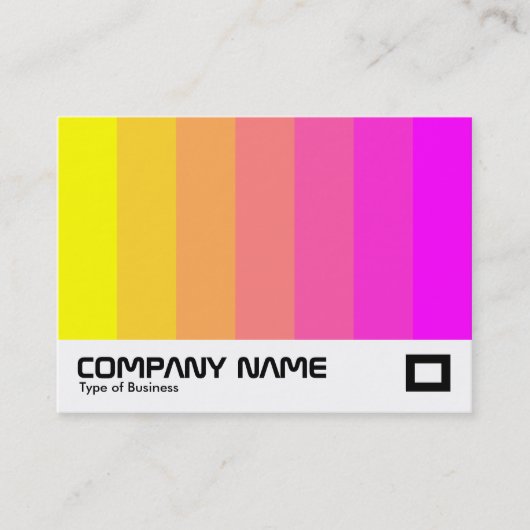 Farbmischung - Gelb zu Magenta Visitenkarte (Vorderseite)