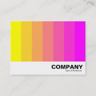 Farbmischung - Gelb zu Magenta Visitenkarte
