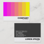 Farbmischung - Magenta zu Gelb Visitenkarte (Vorne/Hinten)