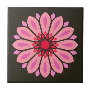 FARBMODERNE BLUME GIFT DAUGHTER SISTER MAMA FLIESE