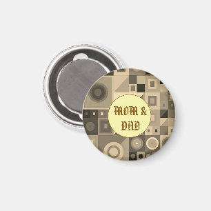 FARBMODERNE BLUME GIFT DAUGHTER SISTER MAMA MAGNET