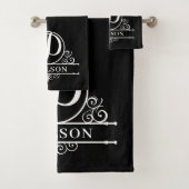 Farbmonogramm P Badhandtuch Set (Insitu)