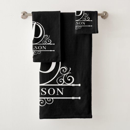 Farbmonogramm P Badhandtuch Set (Insitu)
