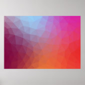 Farbmosaik abstrakte Hintergrundabstrakte, bc Poster (Vorne)