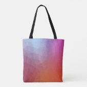 Farbmosaik abstrakte Hintergrundabstrakte, bc Tasche (Rückseite)