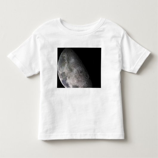 Farbmosaik des Mond der Erde Kleinkind T-shirt (Vorderseite)