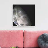 Farbmosaik des Mond der Erde Leinwanddruck (Insitu (Wohnzimmer))
