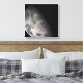 Farbmosaik des Mond der Erde Leinwanddruck (Insitu (Schlafzimmer))