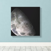 Farbmosaik des Mond der Erde Leinwanddruck (Insitu (Holzboden))