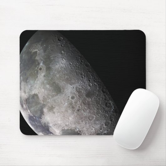 Farbmosaik des Mond der Erde Mousepad (Mit Mouse)