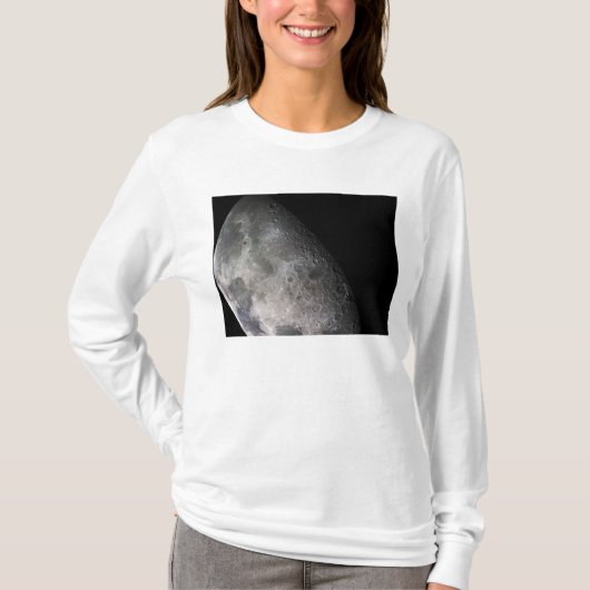 Farbmosaik des Mond der Erde T-Shirt (Vorderseite)