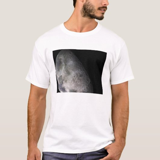 Farbmosaik des Mond der Erde T-Shirt (Vorderseite)