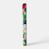 Farbmosaik iPhone 15 Hülle (Linke Seite)
