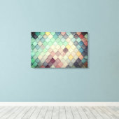 Farbmosaikfliesen Leinwanddruck (Insitu (Holzboden))