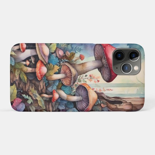 Farbmushrooms-Tasche Case-Mate iPhone Hülle (Rückseite (Horizontal))