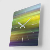 Farbmuster 5 quadratische wanduhr (Winkel)