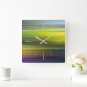 Farbmuster 5 quadratische wanduhr (Zuhause)