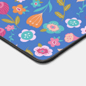 Farbmuster abstrakter Blume Schreibtischunterlage (Ecke)