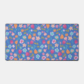 Farbmuster abstrakter Blume Schreibtischunterlage (Vorderseite)