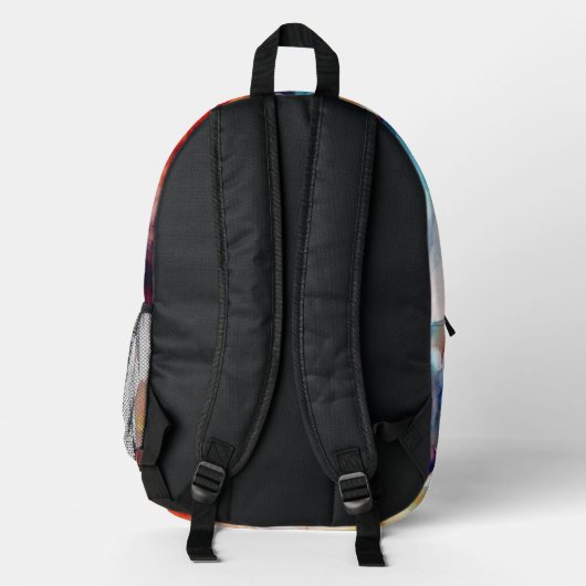 Farbmuster Bedruckter Rucksack (Rückseite)