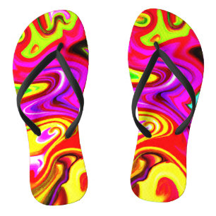Farbmuster-Burst Badesandalen