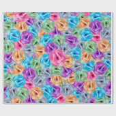 Farbmuster der Blume Geschenkpapier (Flach)