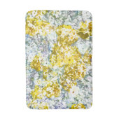 Farbmuster der gelbgrauen Blume Badematte (Vorderseite Vertikal)