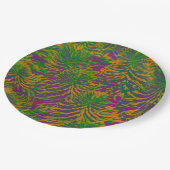 Farbmuster der Pflanze Pappteller (Schrägansicht)