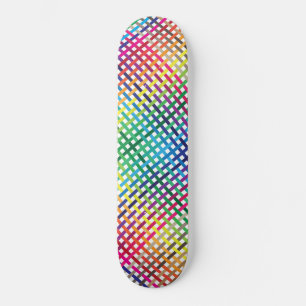 Farbmuster Diagonalen Skateboard