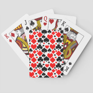 Farbmuster eines Spielkartenspiels Spielkarten
