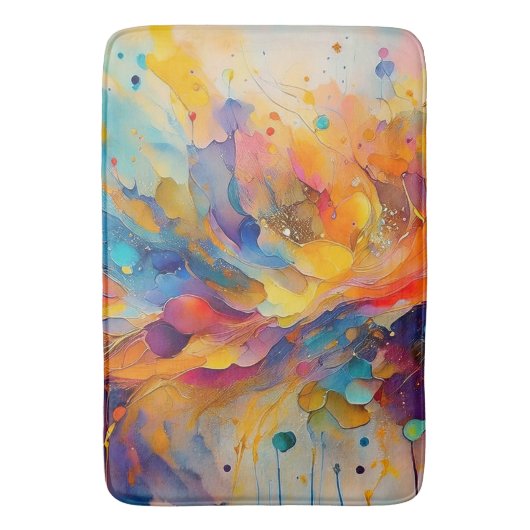 Farbmuster für Spritzer 2 Badematte (Vorderseite Vertikal)