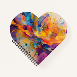 Farbmuster für Spritzer 2 Notizblock