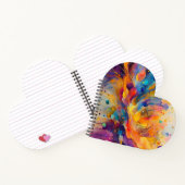 Farbmuster für Spritzer 2 Notizblock (Innenseite)