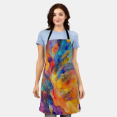 Farbmuster für Spritzer 2 Schürze (Getragen)