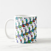 Farbmuster G-Musiknoten Kaffeetasse (Links)
