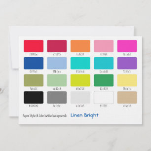 Farbmuster Leinen Hell