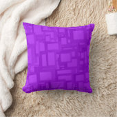 Farbmuster lila geometrisch kissen (Decke)