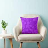 Farbmuster lila geometrisch kissen (Stuhl )