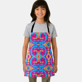 Farbmuster mit mehrfarbiger Krawatte Schürze (Insitu)