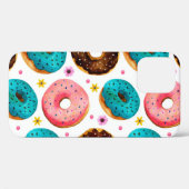 Farbmuster mit Rosa, Blau und Schokolade d Case-Mate iPhone Hülle (Rückseite (Horizontal))