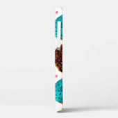 Farbmuster mit Rosa, Blau und Schokolade d Case-Mate iPhone Hülle (Rückseite / Links)