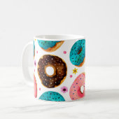 Farbmuster mit Rosa, Blau und Schokolade d Kaffeetasse (Vorderseite Links)