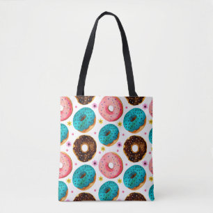 Farbmuster mit Rosa, Blau und Schokolade d Tasche