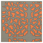 Farbmuster orange und braun stoff (Nahaufnahme)