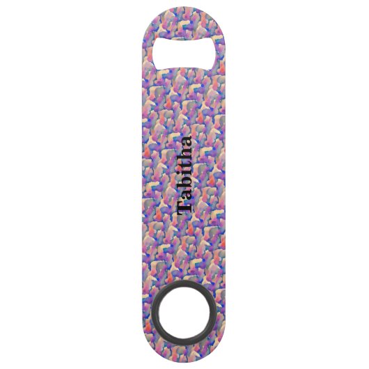 Farbmuster Personalisiert Flaschenöffner (Vorderseite)