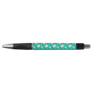 Farbmuster schwarzer Stift