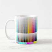 Farbmuster-Tasse Kaffeetasse (Links)