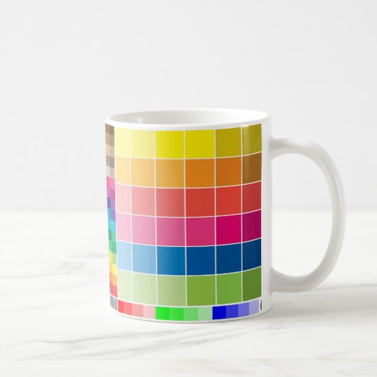 Farbmuster-Tasse Kaffeetasse (Rechts)